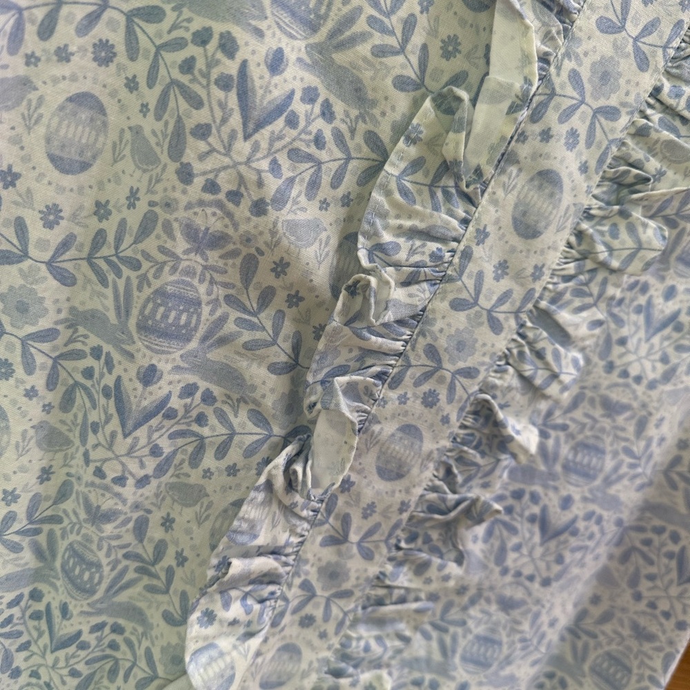 Anvy Kids Easter Bunny Shift Dress with Ruffle Detail, Size 8 - Picture 2 of 9